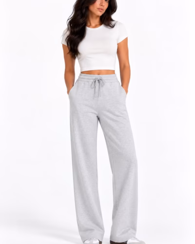 Sport Sweatpants Wide Leg – Grey