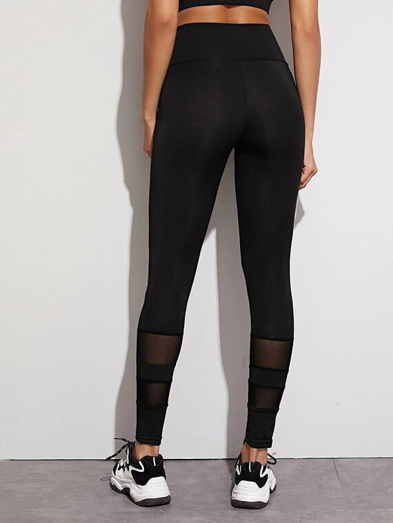 Sports Leggings High Stretch – Dantel Below Knee