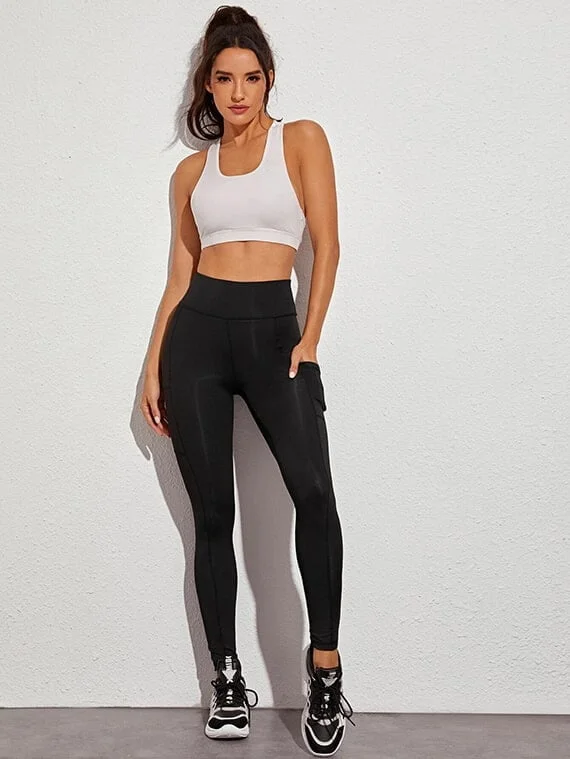 Sport Leggings With Pockets – BLack