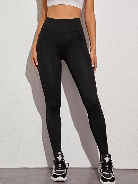 Sport Leggings With Pockets – BLack