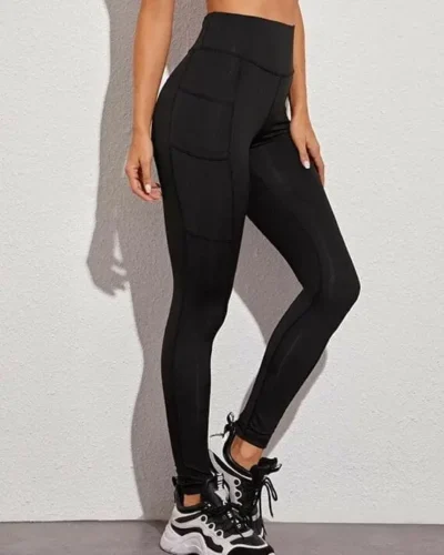 Sport Leggings With Pockets – BLack