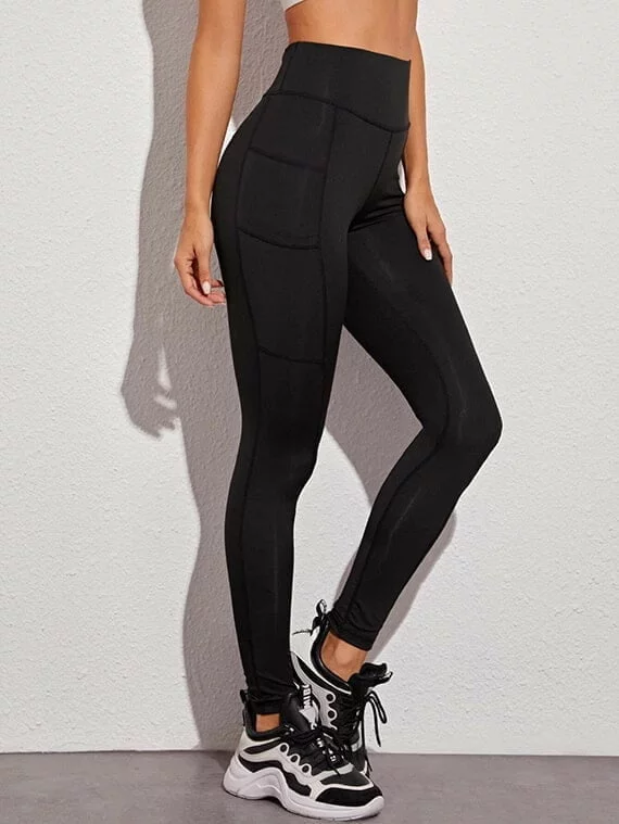 Sport Leggings With Pockets – BLack