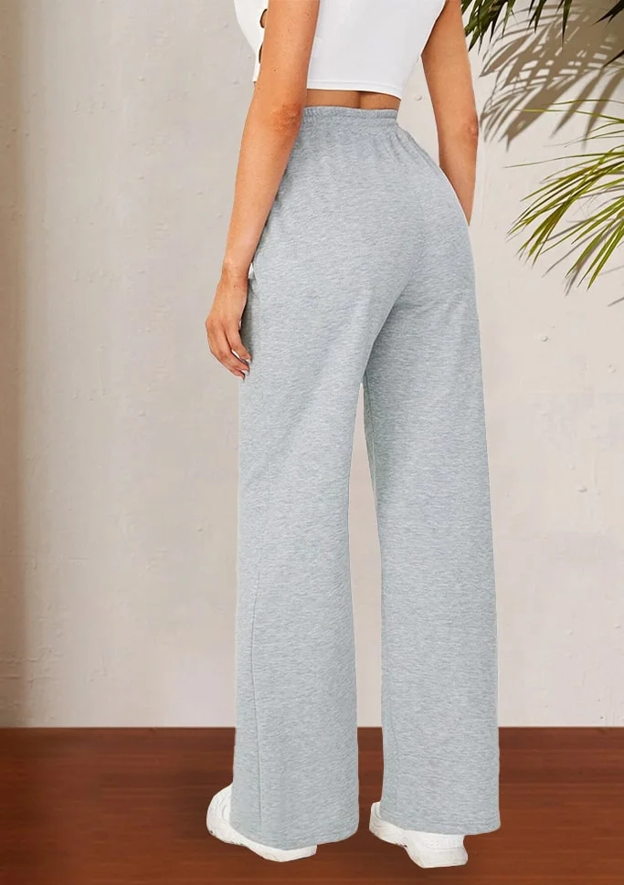 Sport Sweatpants Wide Leg – Grey