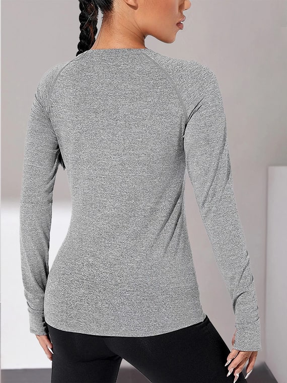 Sport Top Long Sleeves – Grey