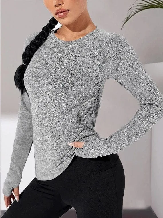 Sport Top Long Sleeves - Grey