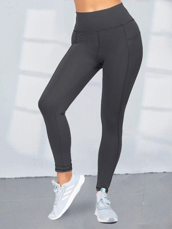 Grey Gym Leggings, Slate Grey Leggings