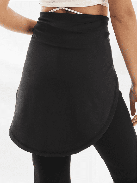 Hip Cover With Sleeves- BLack