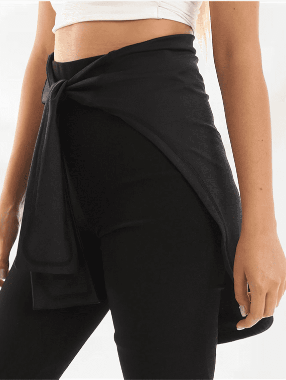 Hip Cover With Sleeves- BLack