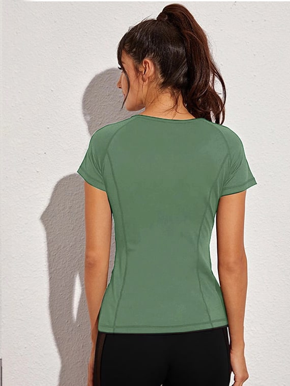 Sport Top Half Sleeves – Mint Green