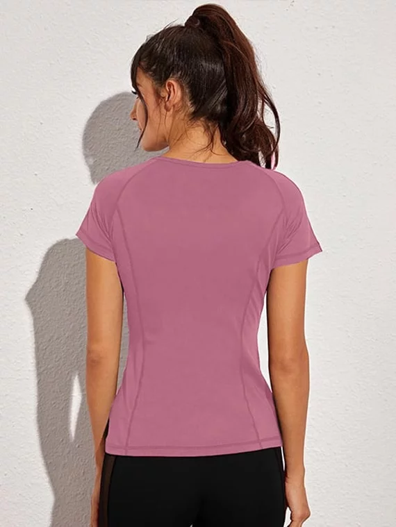 Sport Top Half Sleeves – Pink