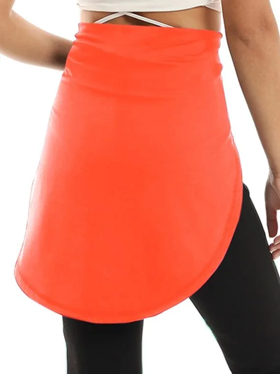 Hip Cover With Sleeves- Hot Orange
