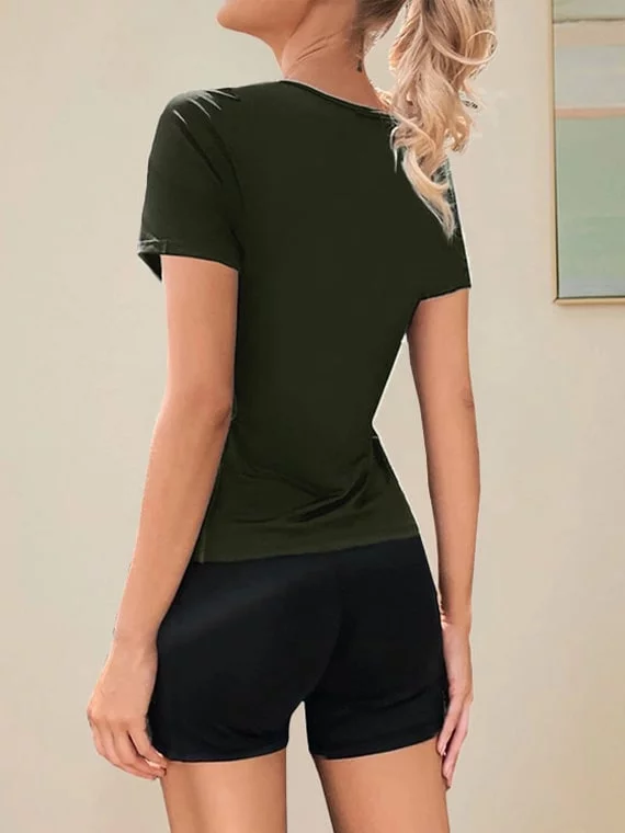 Sport T-shirt with Pockets – Dark Green