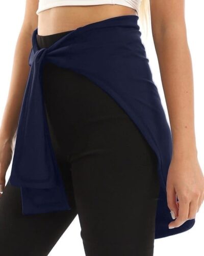 Hip Cover With Sleeves- Navy