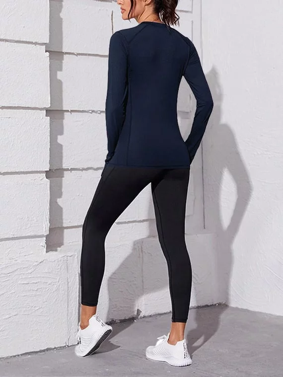 Sport Top Long Sleeves – Navy