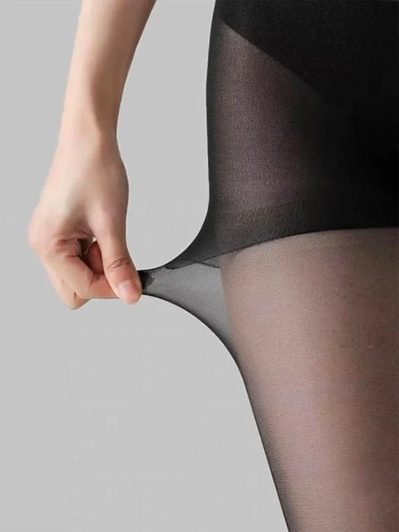 Plain Tights Voile – Black