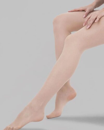 Plain Tights Voile- Beige