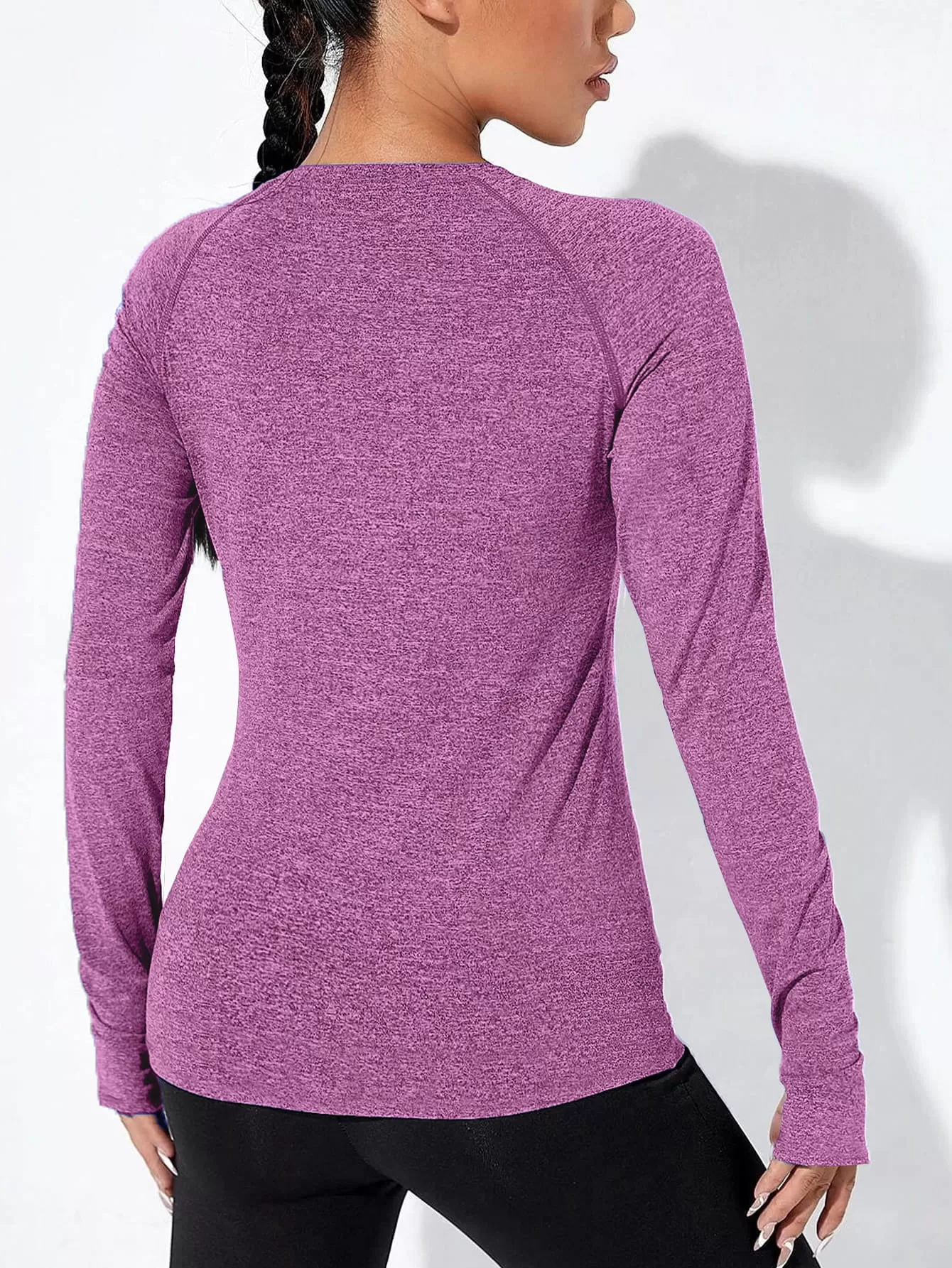 Sport Top Long Sleeves – Purple