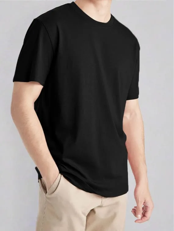 Relax Fit T-shirt – Cotton – Black