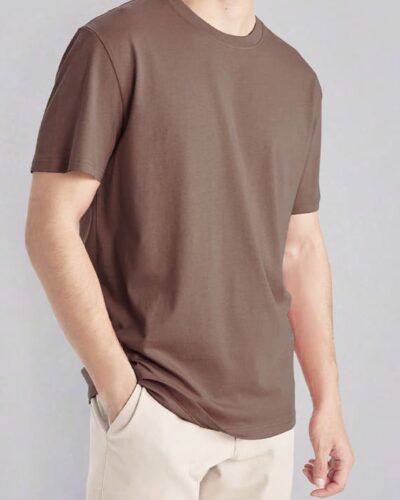 Relax Fit T-shirt – Cotton – Brown