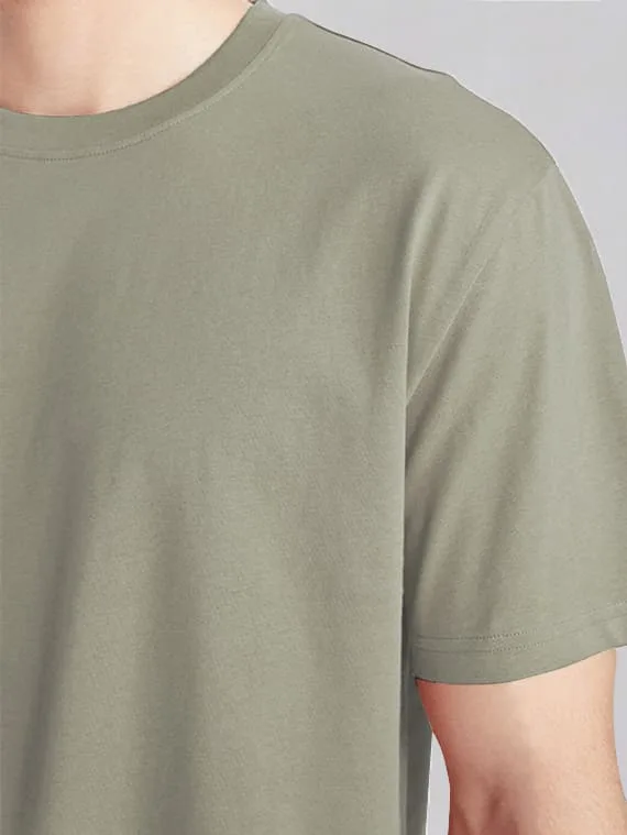 Relax Fit T-shirt – Cotton – Olive