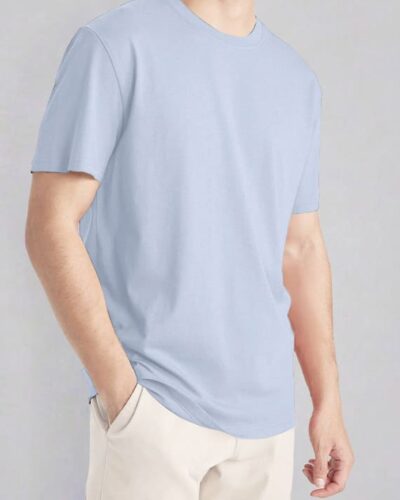 Relax Fit T-shirt – Cotton – Light Blue