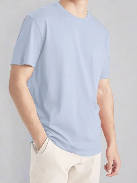 Relax Fit T-shirt – Cotton – Light Blue