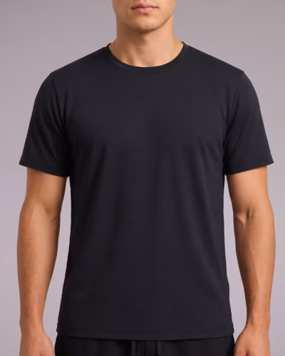 Sports T-shirt Regular Fit  – Black