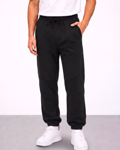 Sweatpants Relax Fit – Cotton -Black