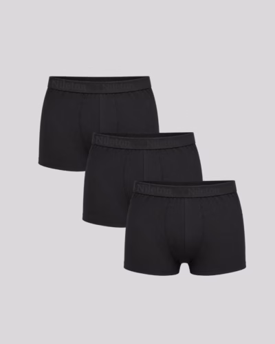 Cotton Stretch Boxer – Pack of 3  – Black
